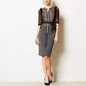 NEW Anthropologie Beguile by Byron Lars Allusione Lace Dress Size 00P